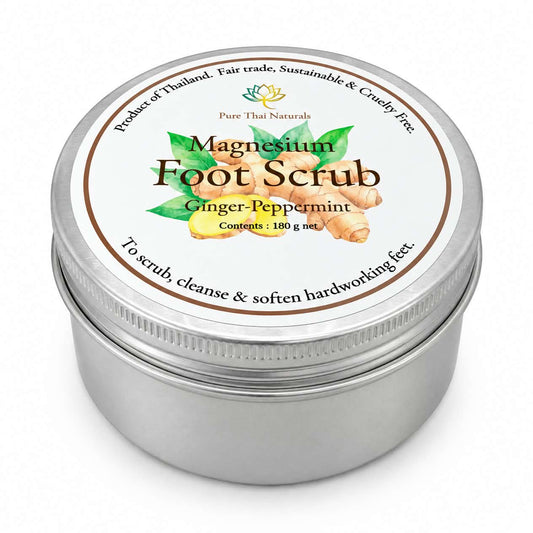 Magnesium Foot Scrub - Ginger Peppermint - 180g