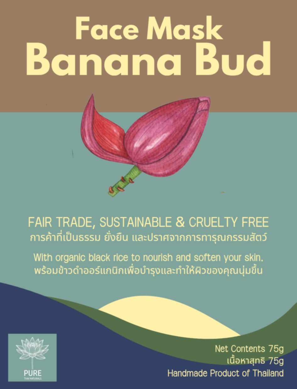 Face Mask Banana Bud 75g – Pure Thai Naturals