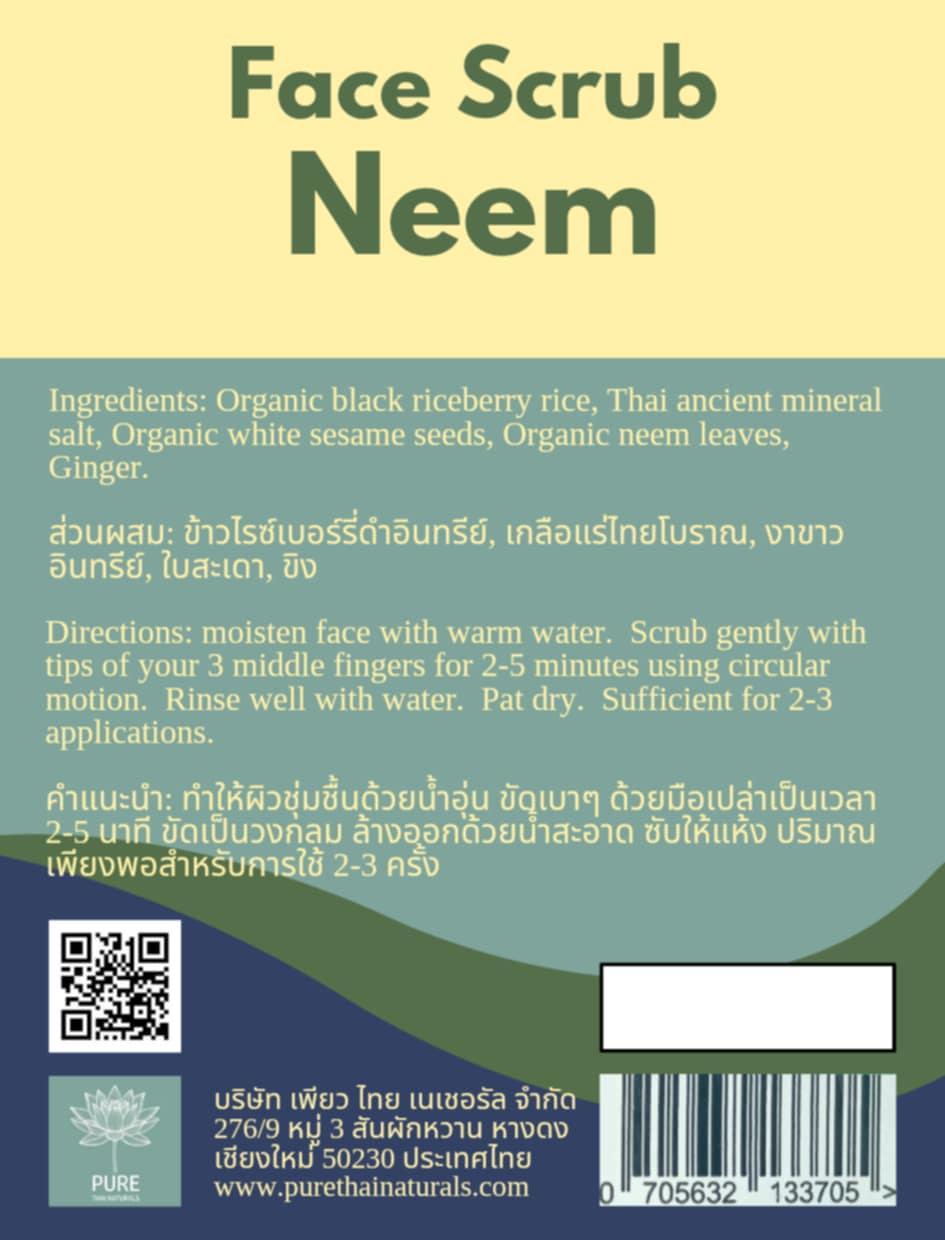 Face Scrub Neem 75g