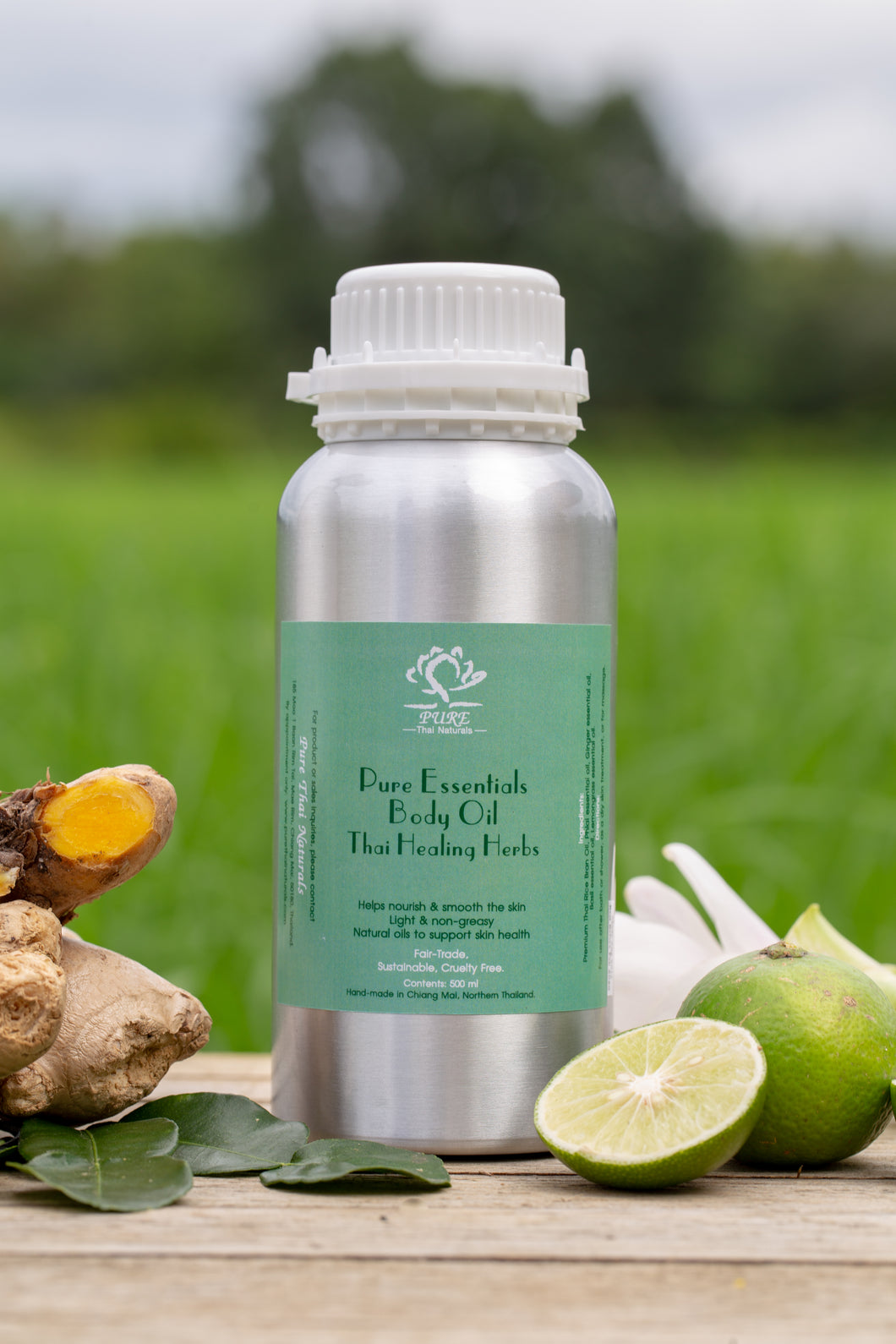Pure Essentials Body Oil Thai Healing Herbs 500ml