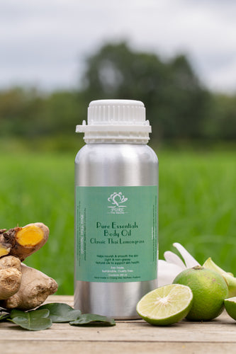 Pure Essentials Body Oil Classic Thai Lemongrass 500ml