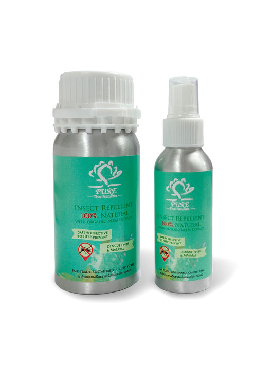 Insect Repellent 100% Natural 100ml Spray Plus 250ml Refill