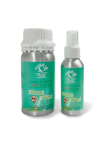 Insect Repellent 100% Natural 100ml Spray Plus 250ml Refill