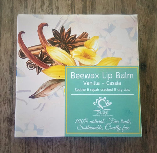 Beeswax Lip Balm - Vanilla Cassia