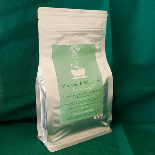 Magnesium Bath Crystals - Sweet Orange 400g