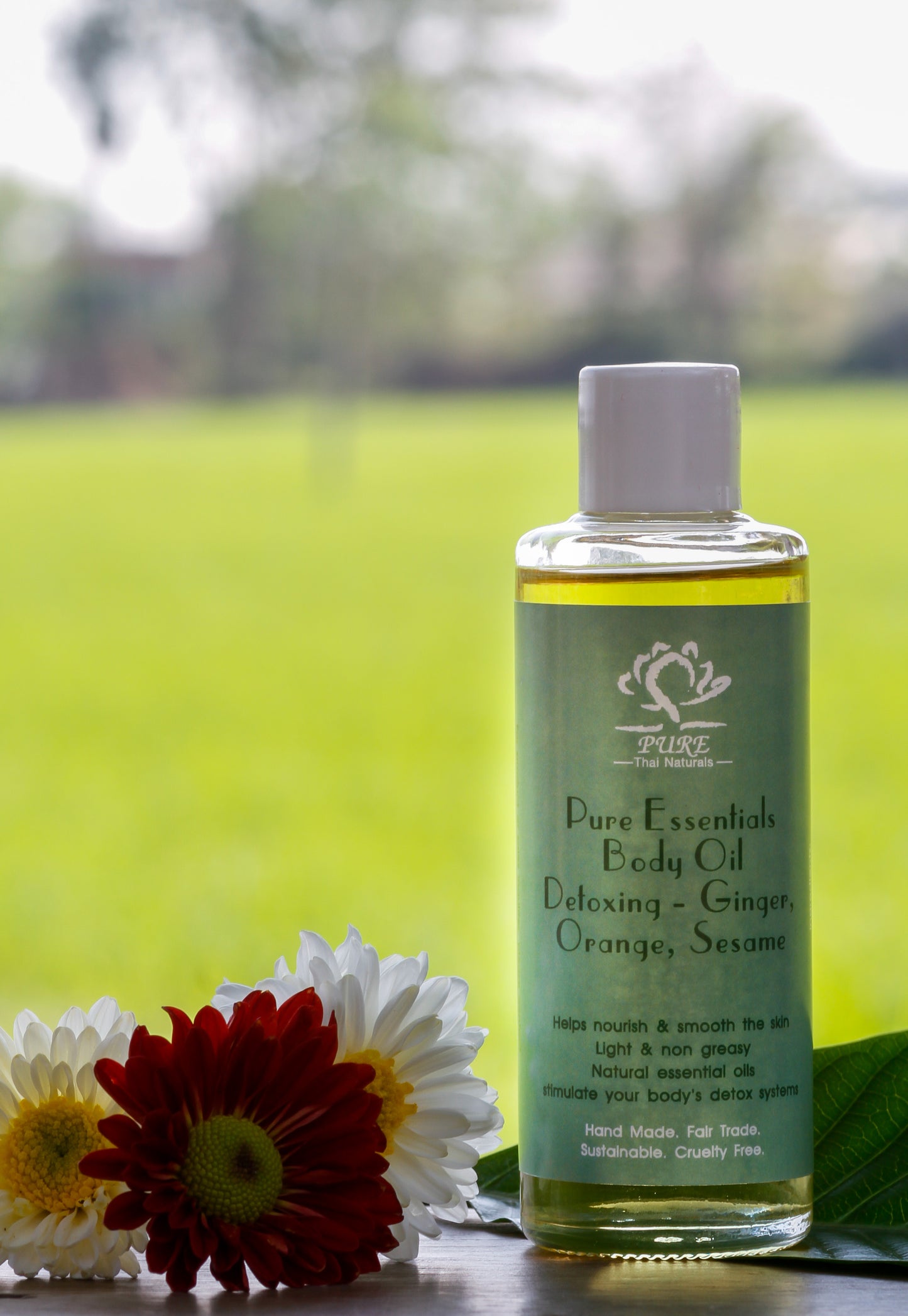 Detoxing Body Oil Ginger, Orange & Sesame 100ml